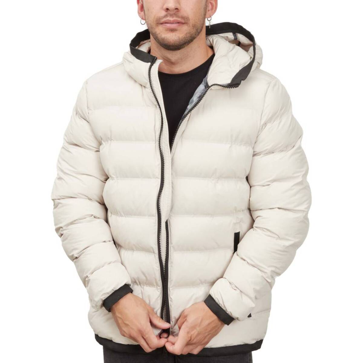 Chaquetas Hombre de la marca GEOX  modelo SPHERICA HOOD JKT BLANCO