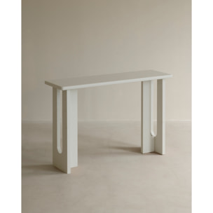 Consola de microcemento en 120x33cm Alto: 80 Largo: 120 Ancho: 33