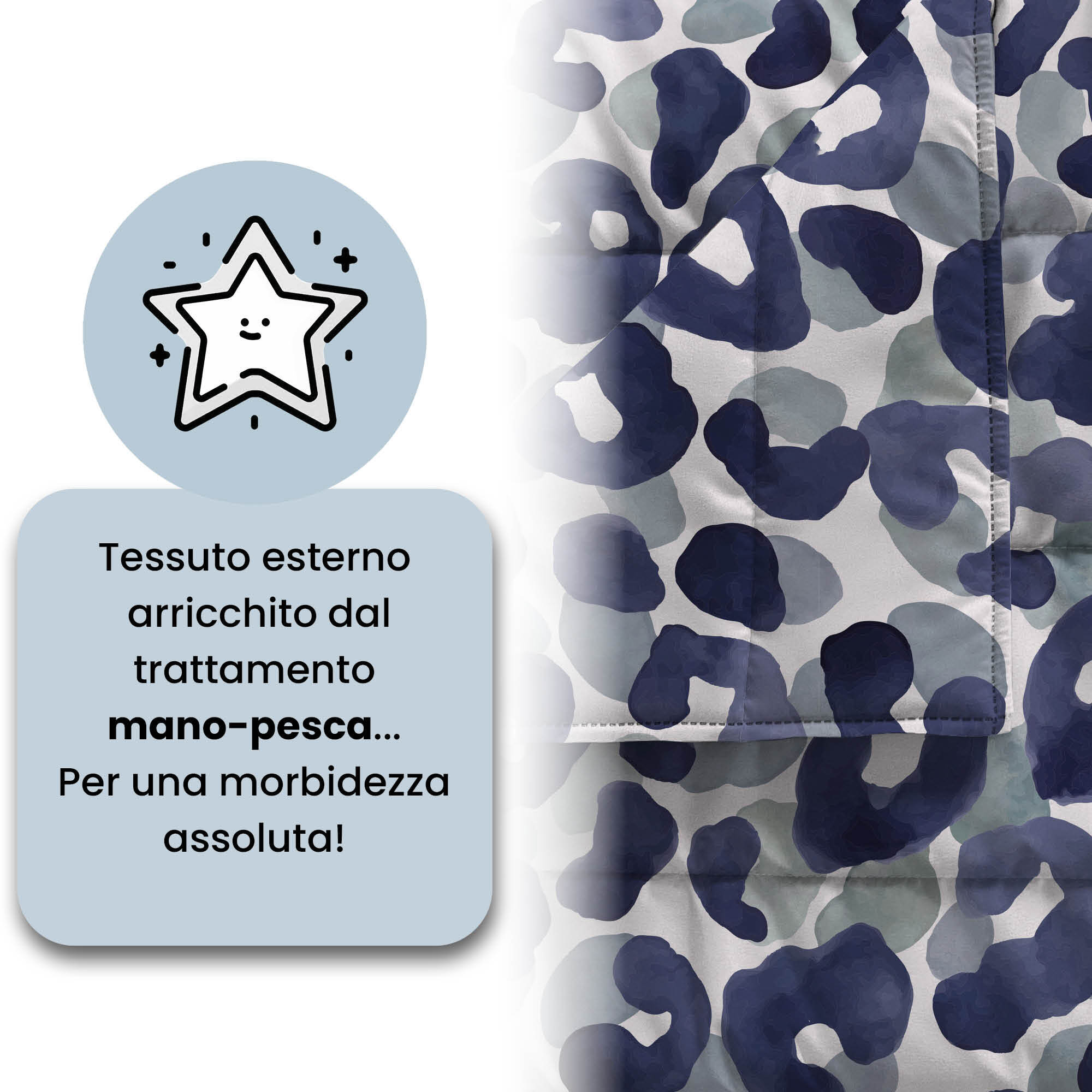 TRAPUNTINO ESTIVO BASIC, 100gr - Made in Italy - MATRIMONIALE