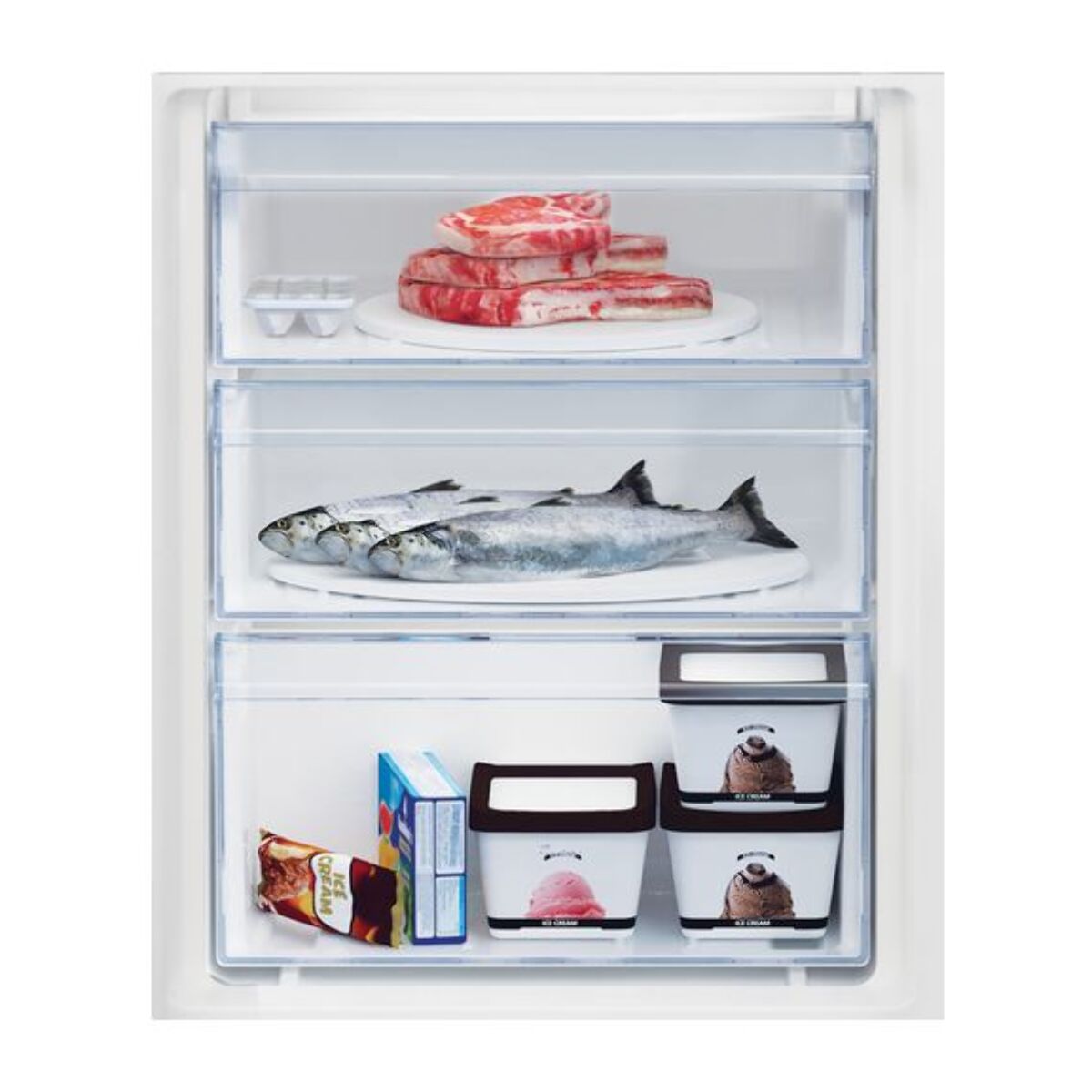 Réfrigérateur combiné encastrable BEKO BCSA285K4SNLH