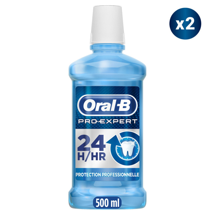 2 Bains De Bouche Oral-B Protection Professionnelle 500 ml