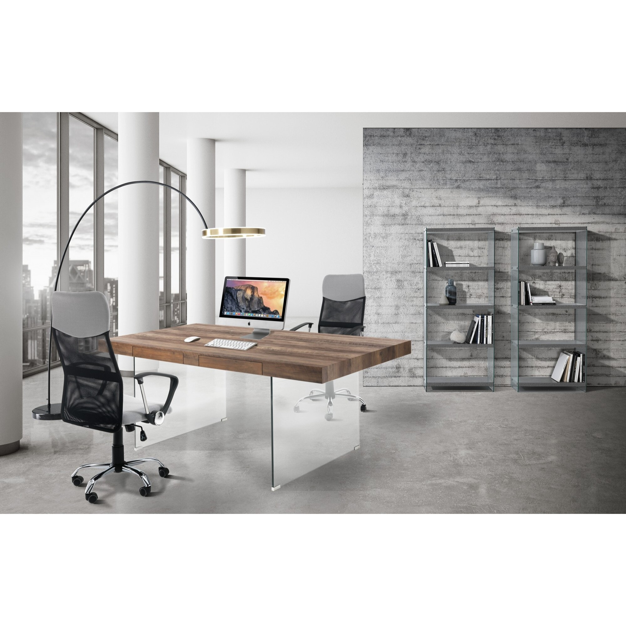 Tomasucci table fixe / bureau WAVER EVOLUTION Multicolore