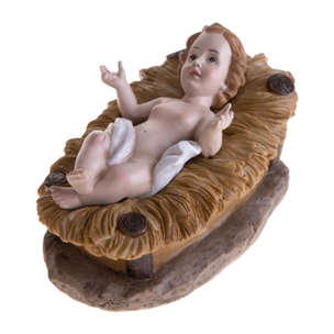 Gesu'bambino con culla - Pezzi 2 - BIANCO - Bianchi Dino SpA