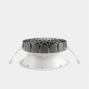 LEDS C4 Downlight Veo Ø161Mm 12W Blanco Cálido - 3000K Cri 82 66.4º On-Off Blanco Ip5