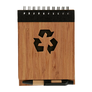 PACK 4 LIBRETAS BAMBU RECICL Y BOLI 10X13CM S4