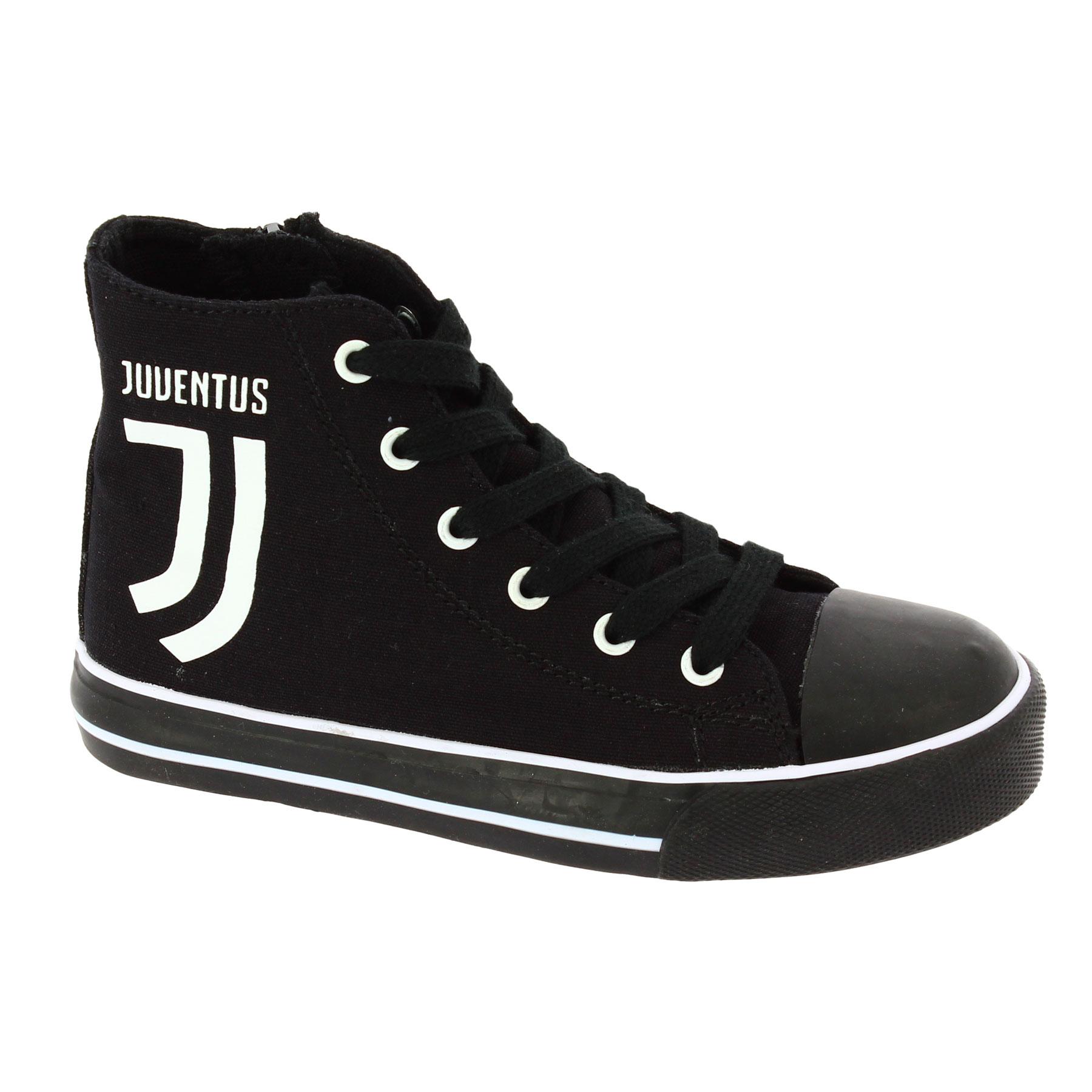 Juventus Scarpa Sneakers Alta in Tela Juventus Lui Juventus NERO Privalia