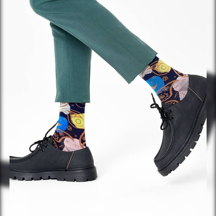 Calcetines dressed abstract paisley