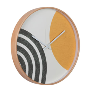 Reloj Pared Metal Blanco 40x4,5x40 Cm