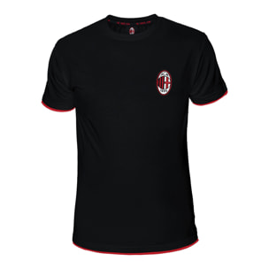 T-Shirt Manica Corta Uomo MILAN Cotone Prod. Ufficiale