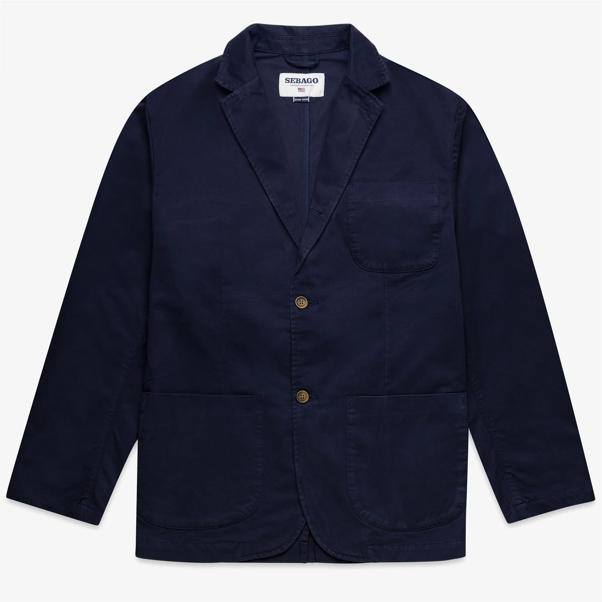 Vestiti Sebago Uomo Donna Blu Nashville Twill