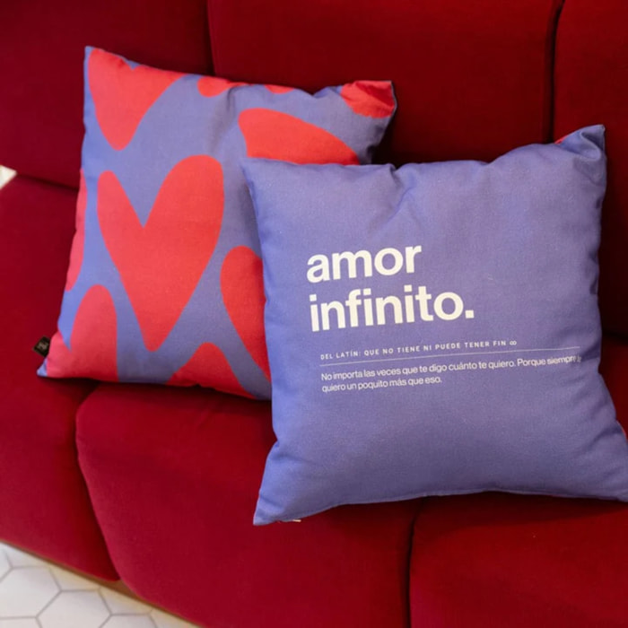 Funda de Cojín "Amor infinito" Definición