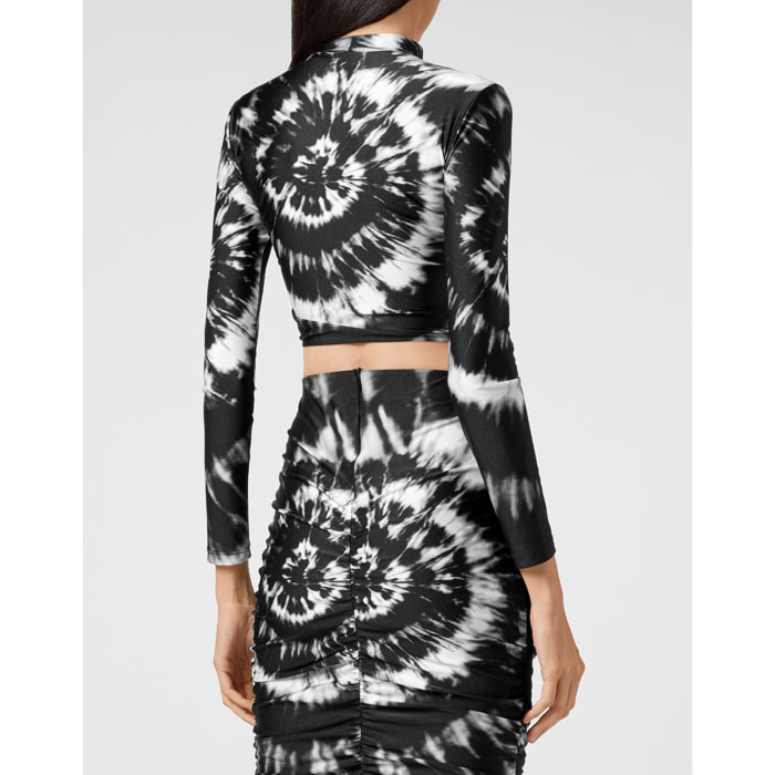 PHILIPP PLEIN Ls Top TIE DYE