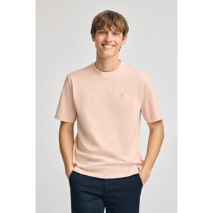 Maglietta nude in cotone con ricamo Rigby Go