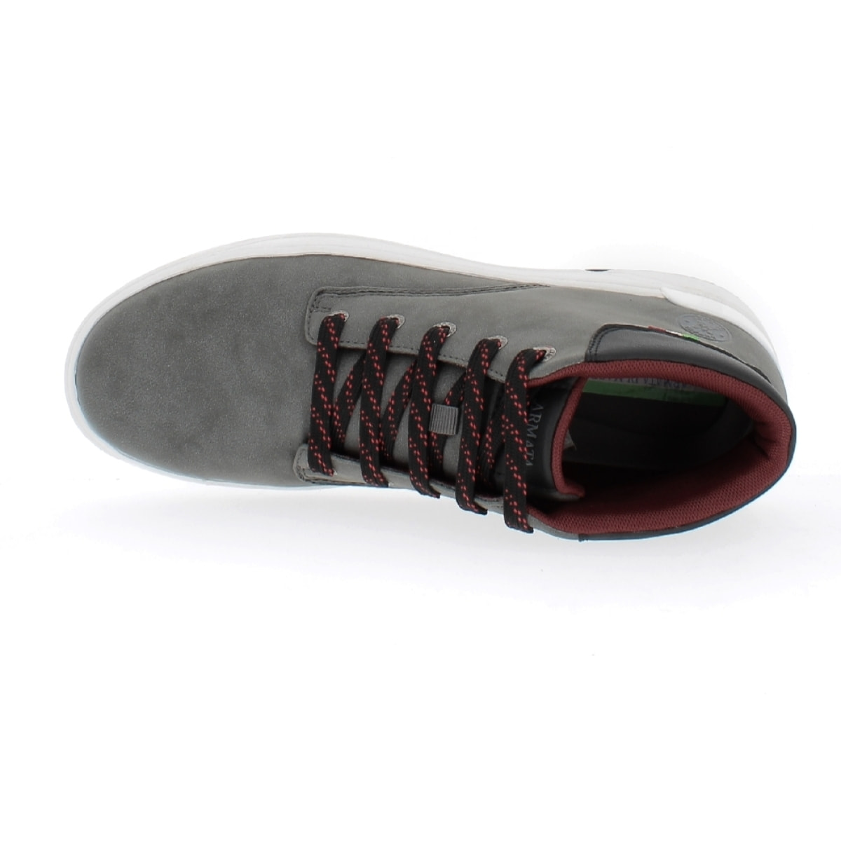 Armata di Mare Scarpe Uomo Sneakers Mid Stringate con Soletta Rimovibile in Memory Foam AMU W23D431 Grey