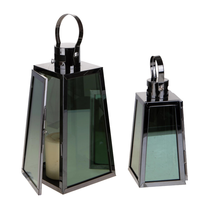 Lanterna Metallo - Pezzi 1 - 18xH38x18cm - Bianchi Dino SpA