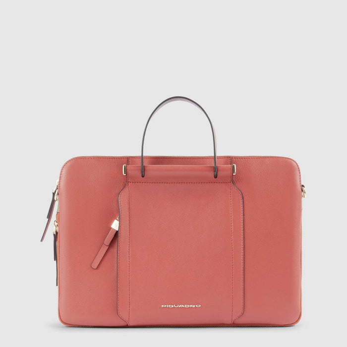 Piquadro Borsa da lavoro donna espandibile porta PC 14"