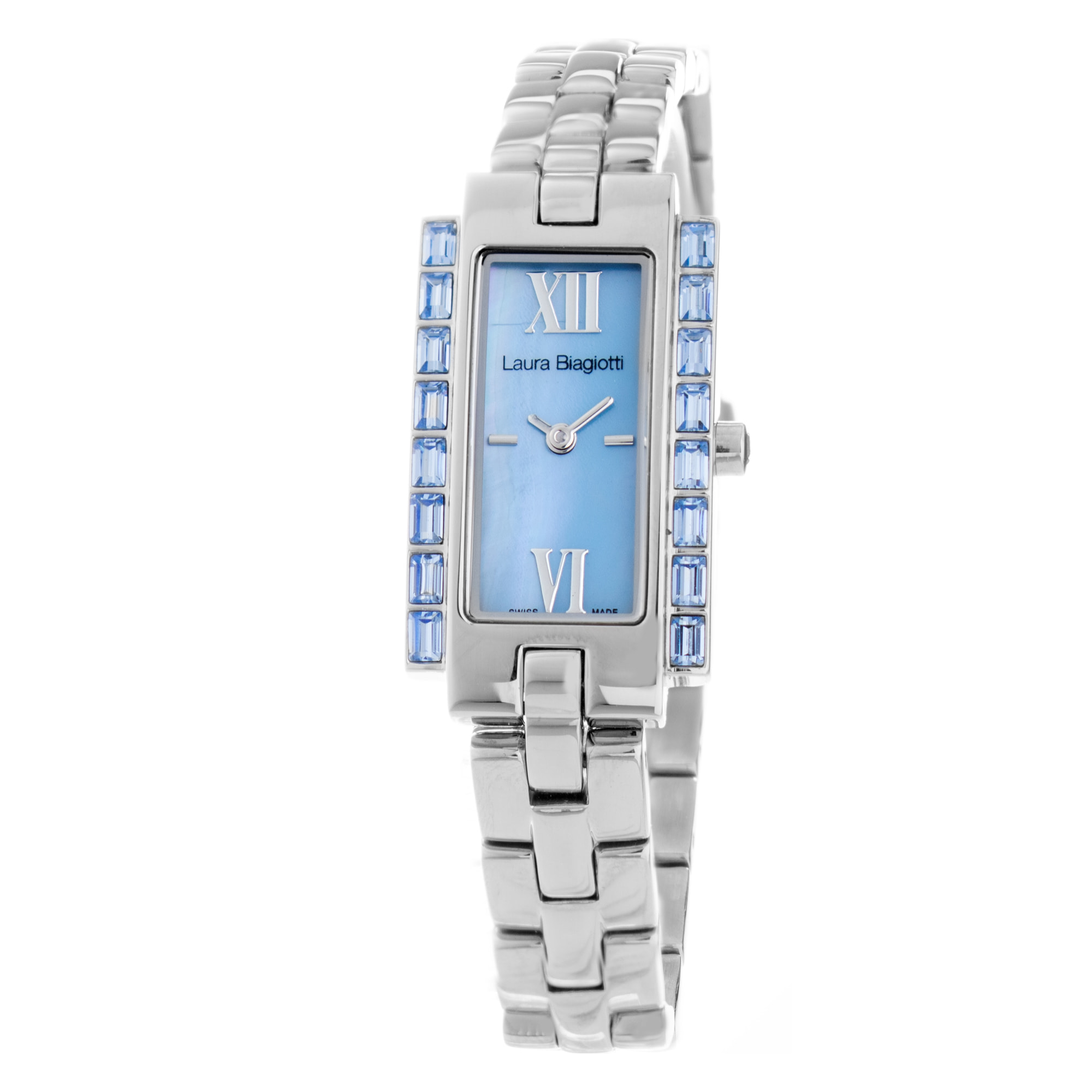 Reloj Laura Biagiotti LB0018L-AZ Mujer Analogico Cuarzo con Correa de Acero