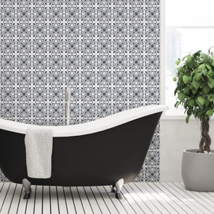 Stickers muraux - Sticker Mural Carrelage adhésif Cuisine Salle de Bain - 60 STICKERS CARRELAGES AZULEJOS LOCO