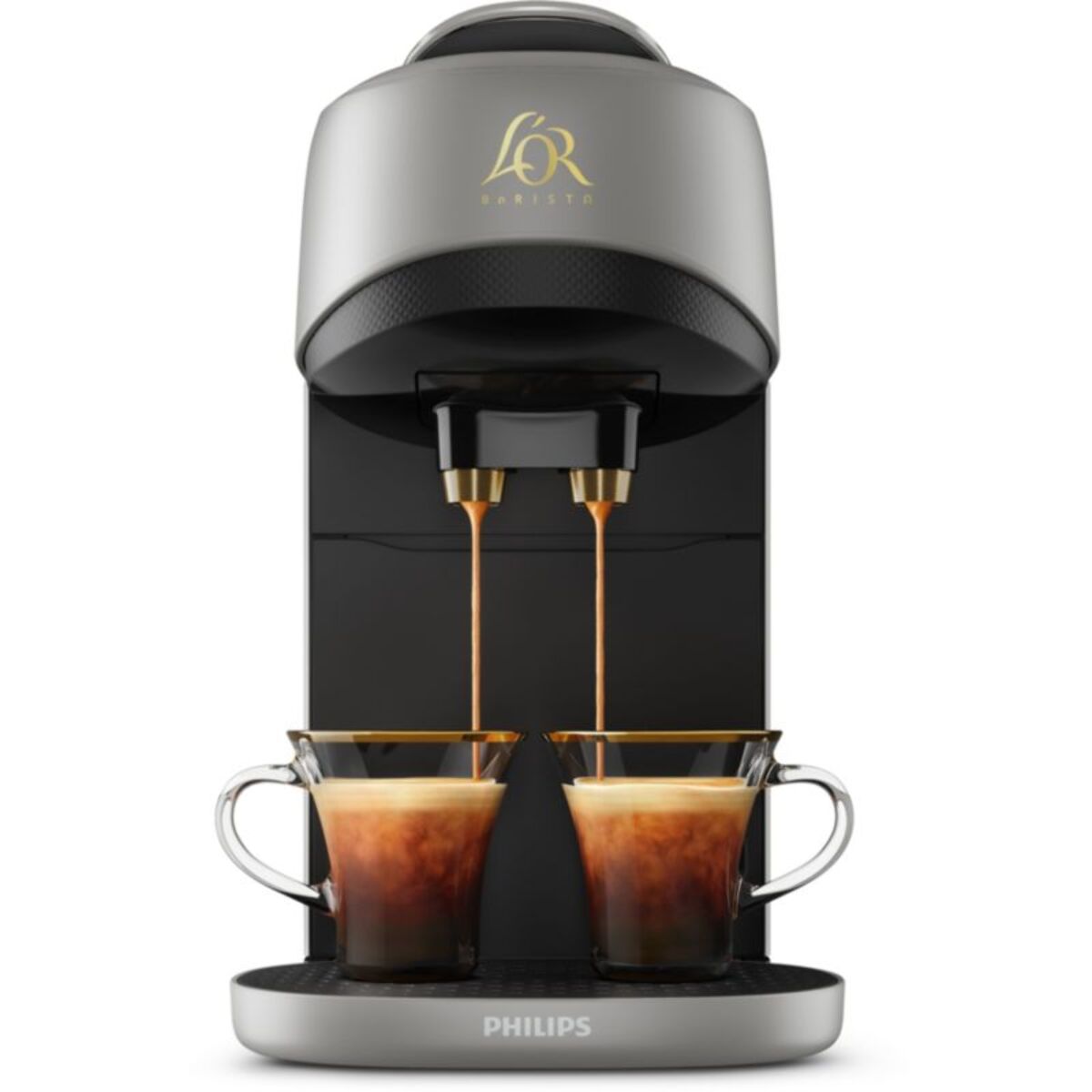 Cafetière à dosette PHILIPS L'Or Barista Absolu LM9512/20 – Cafés chauds ou glacés