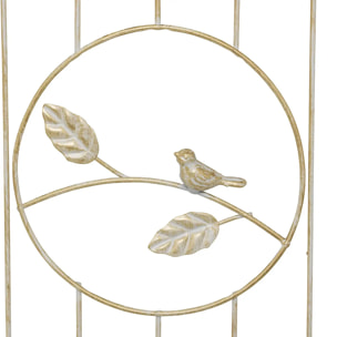 Jardinière suspendue "Tino" blanc chaud H59,5cm