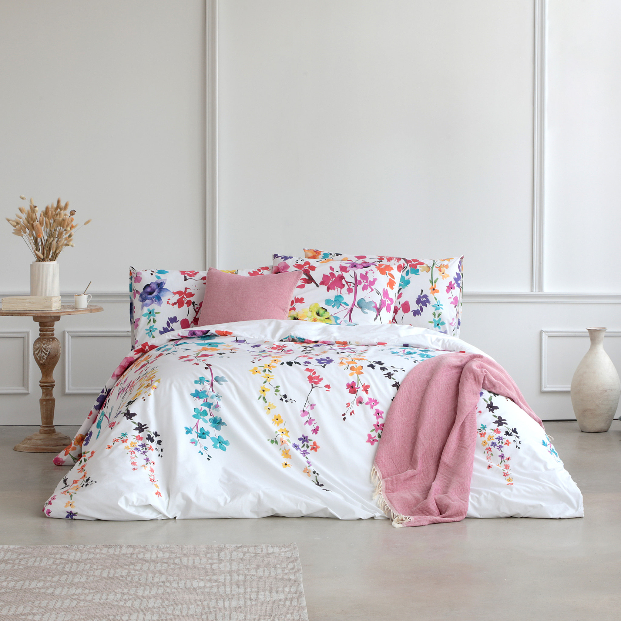 Housse de couette HAKU MULTI 100% coton 79 cm/2