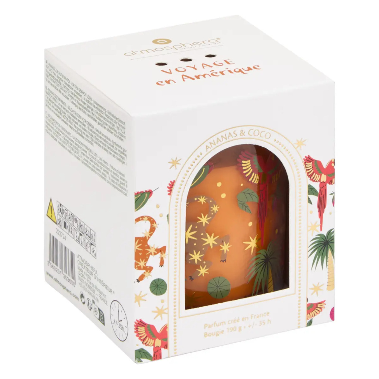 Bougie parfumée Odyssea ronde 190 g