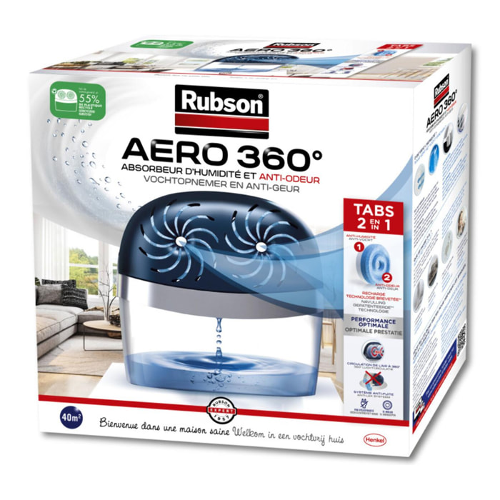 Rubson - Absorbeur Aero 360 Appareil 40M²