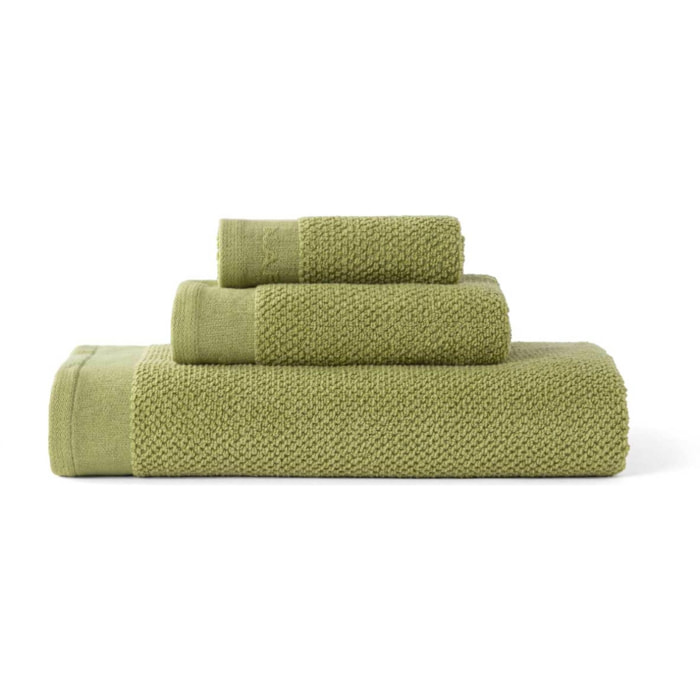 Set 3 serviettes LIVING - 100% coton, 500 gr/m2 - 30x50+50x90+90x150 cm - Plusieurs couleurs disponibles -