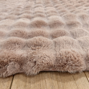 BUBBLE - Tapis doux rose