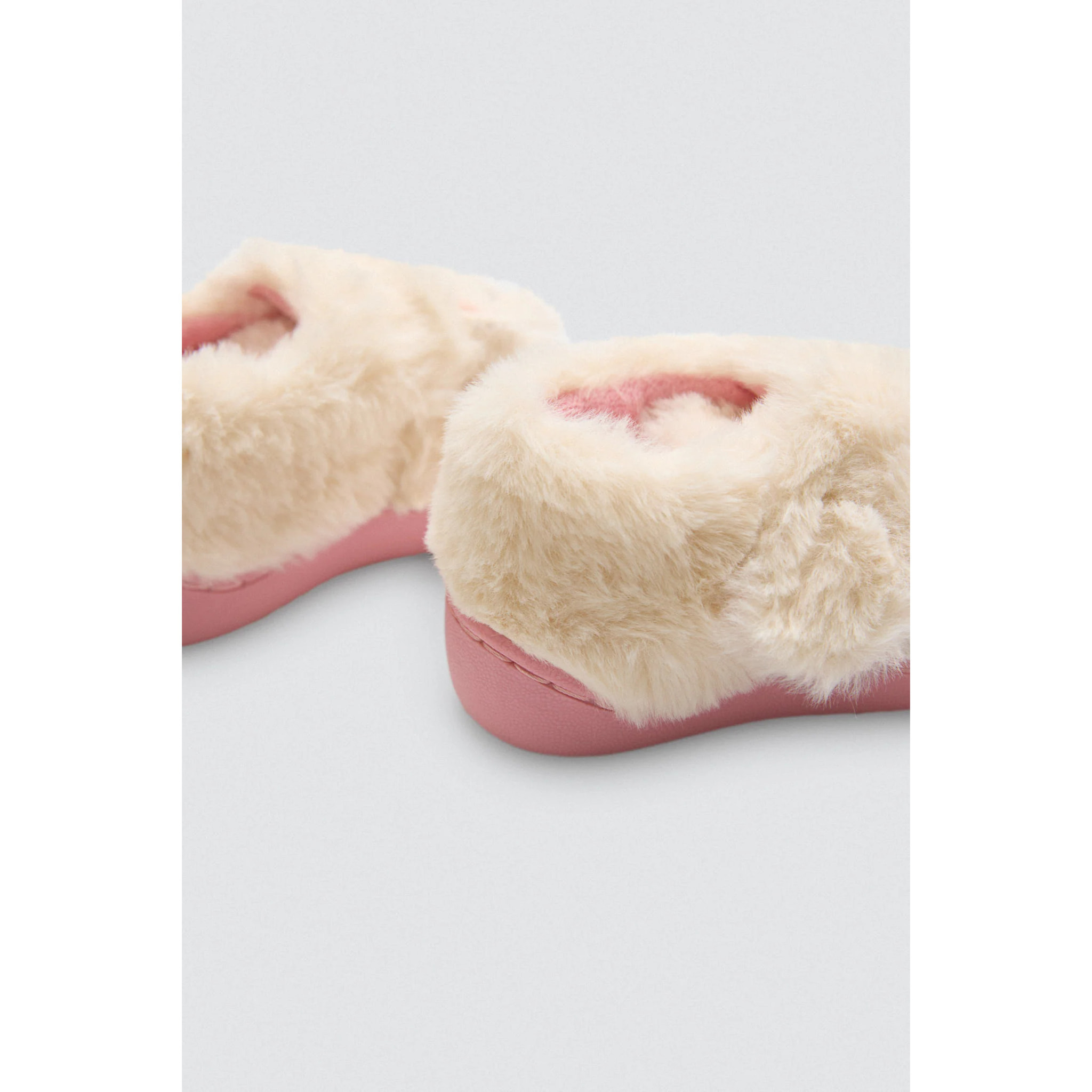 Pantofole per neonato in pelliccia di koala