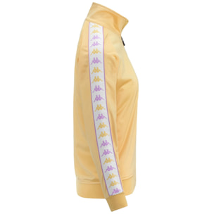 Felpe Kappa Donna 222 BANDA WANNISTONI SLIM Giallo