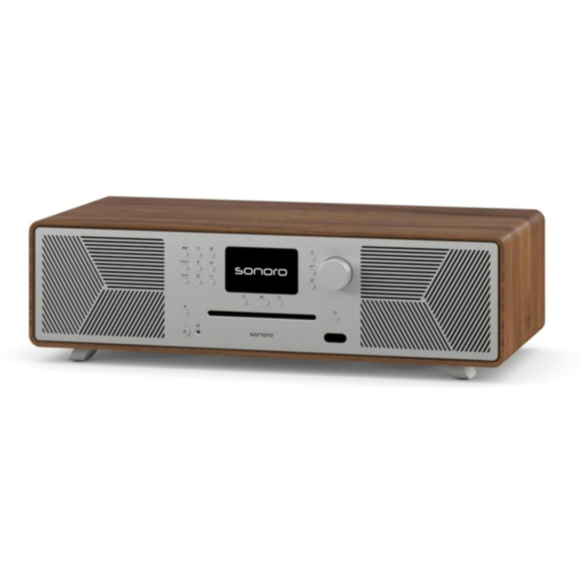 Chaîne HiFi SONORO MEISTERSTUCK (Gen 2) Noyer-Argent