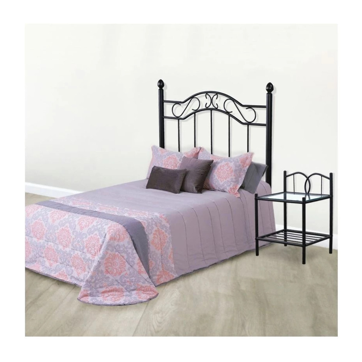 Cabecero Deirdre Negro