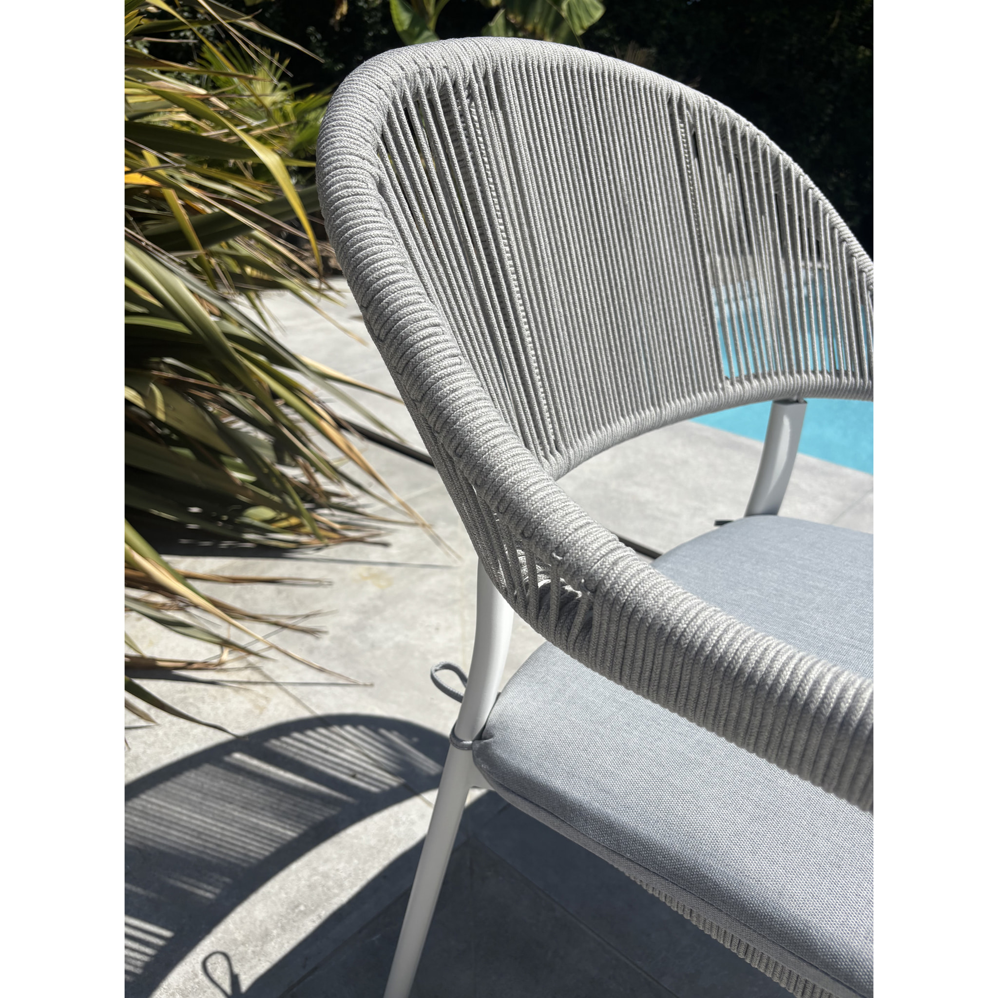 ABELLA - Fauteuil de jardin - Blanc