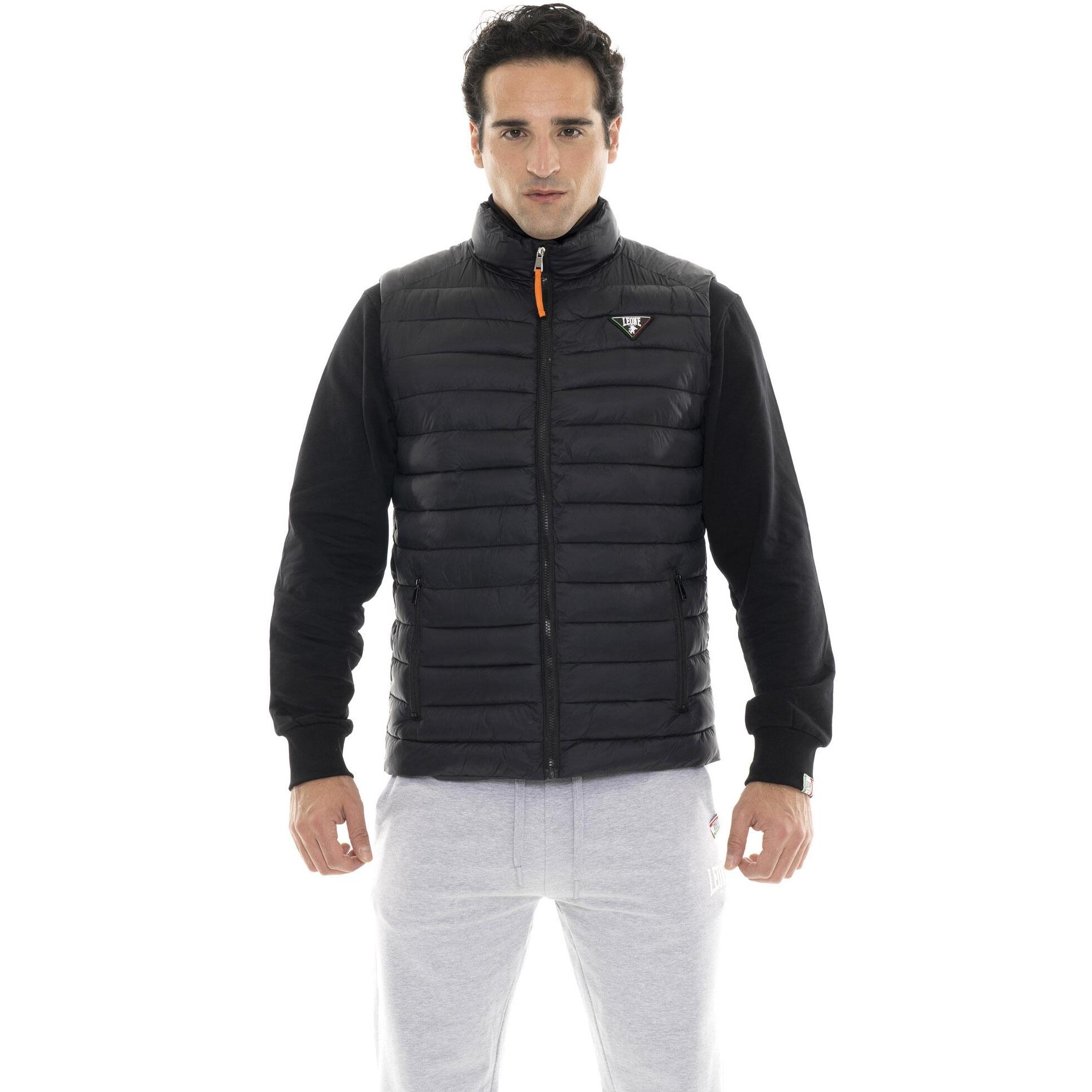 Piumino da uomo smanicato con zip invernale 'Basic'