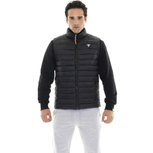 Piumino da uomo smanicato con zip invernale 'Basic'