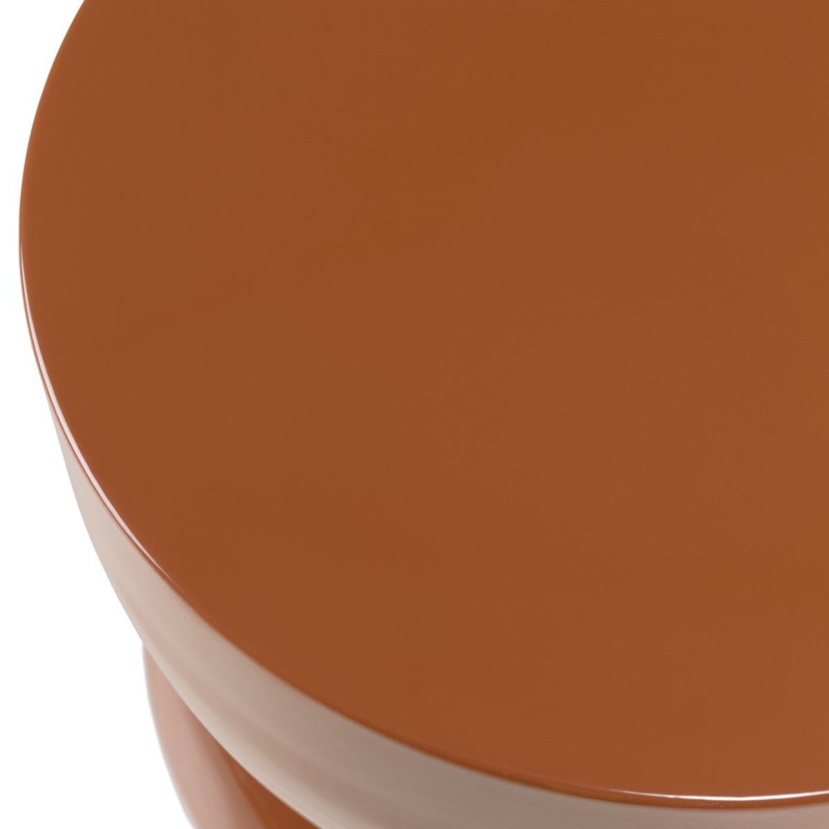 HORTENSE - Table d'appoint design en fer couleur brun