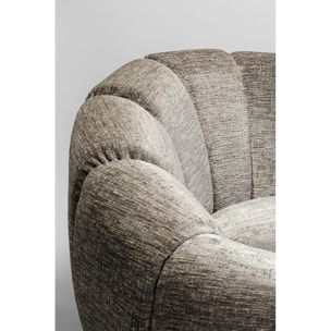 Fauteuil pivotant Fiori gris Kare Design