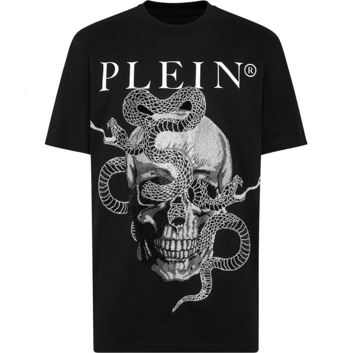 PHILIPP PLEIN T-Shirt Round Neck SNAKE