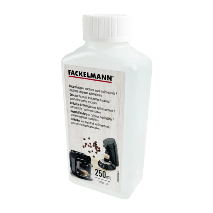 Détartrant liquide pour machine à expresso et multi boisson 25 cl Fackelmann Petit Déjeuner