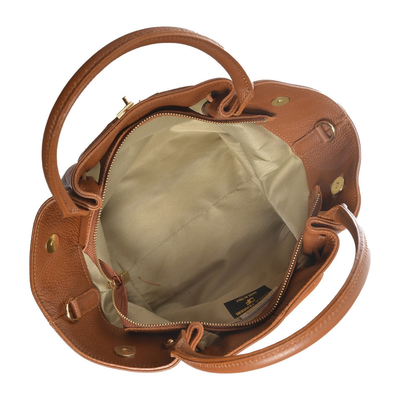 Borsa a mano Anna Luchini Cammello