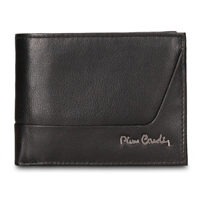 Portafoglio uomo in vera pelle - Modello Zenith Plus - Casual - 12.5 x 9.0 x 2.0 cm