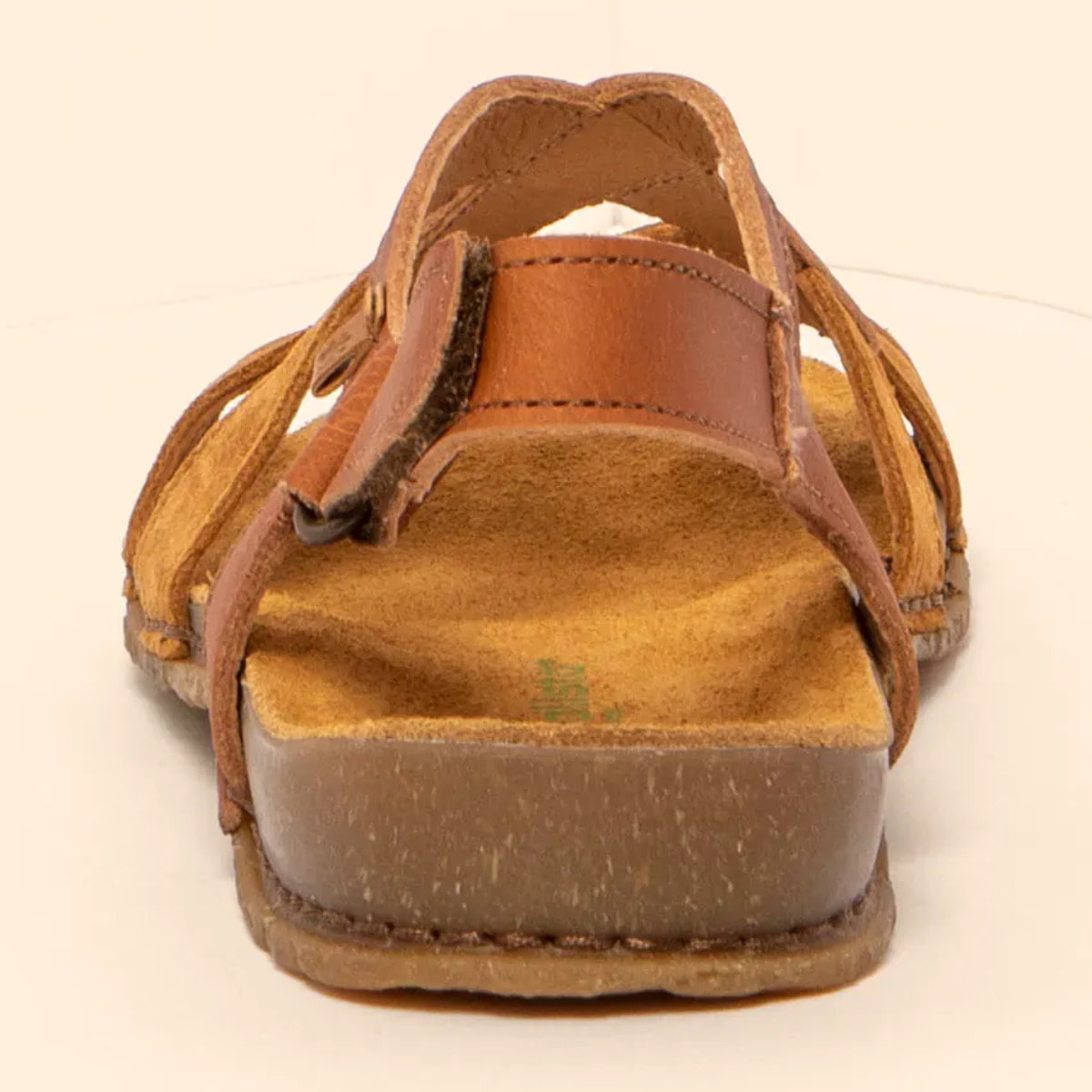 Sandalias N5819 WAX NAPPA-SILK TOFFEE /PANGLAO color Toffee