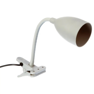 Lampe pince "Sily" gris H43cm