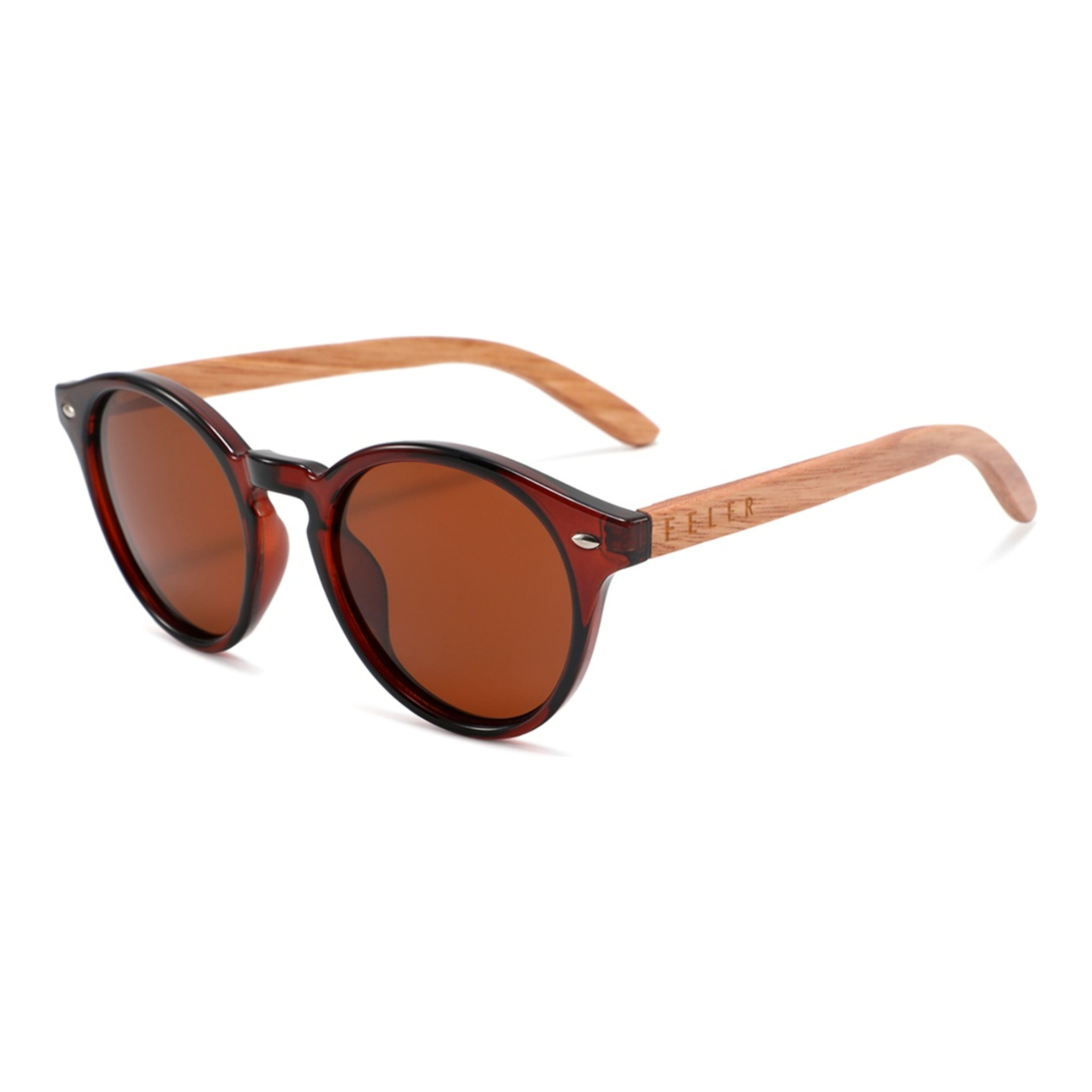 Gafas de Sol Feler 1537-2 Polarizadas de Madera Unisex 50 mm