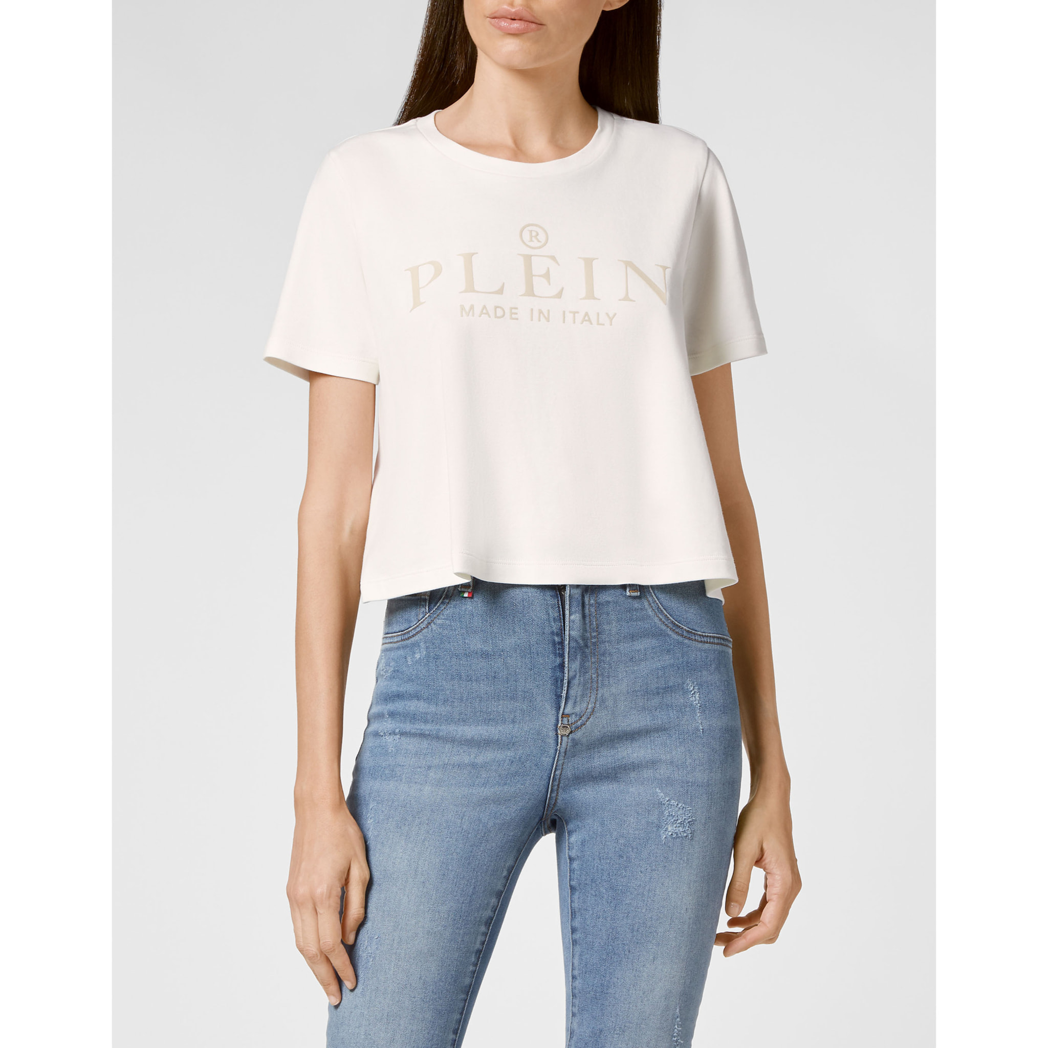 PHILIPP PLEIN T-Shirt Round Neck ICONIC PLEIN