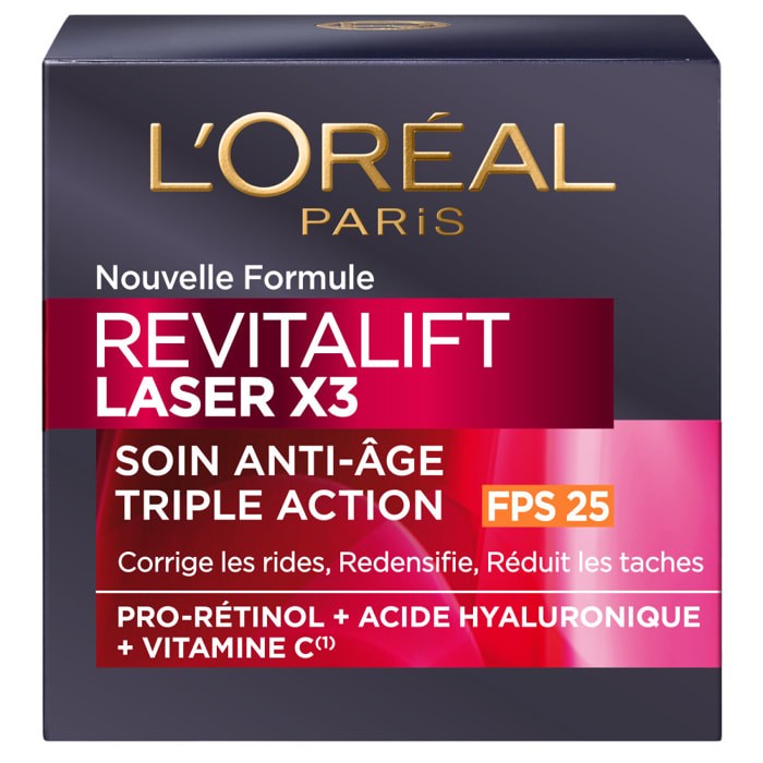 L'Oréal Paris Revitalift Laser Soin Anti-âge SPF25+ 50ml