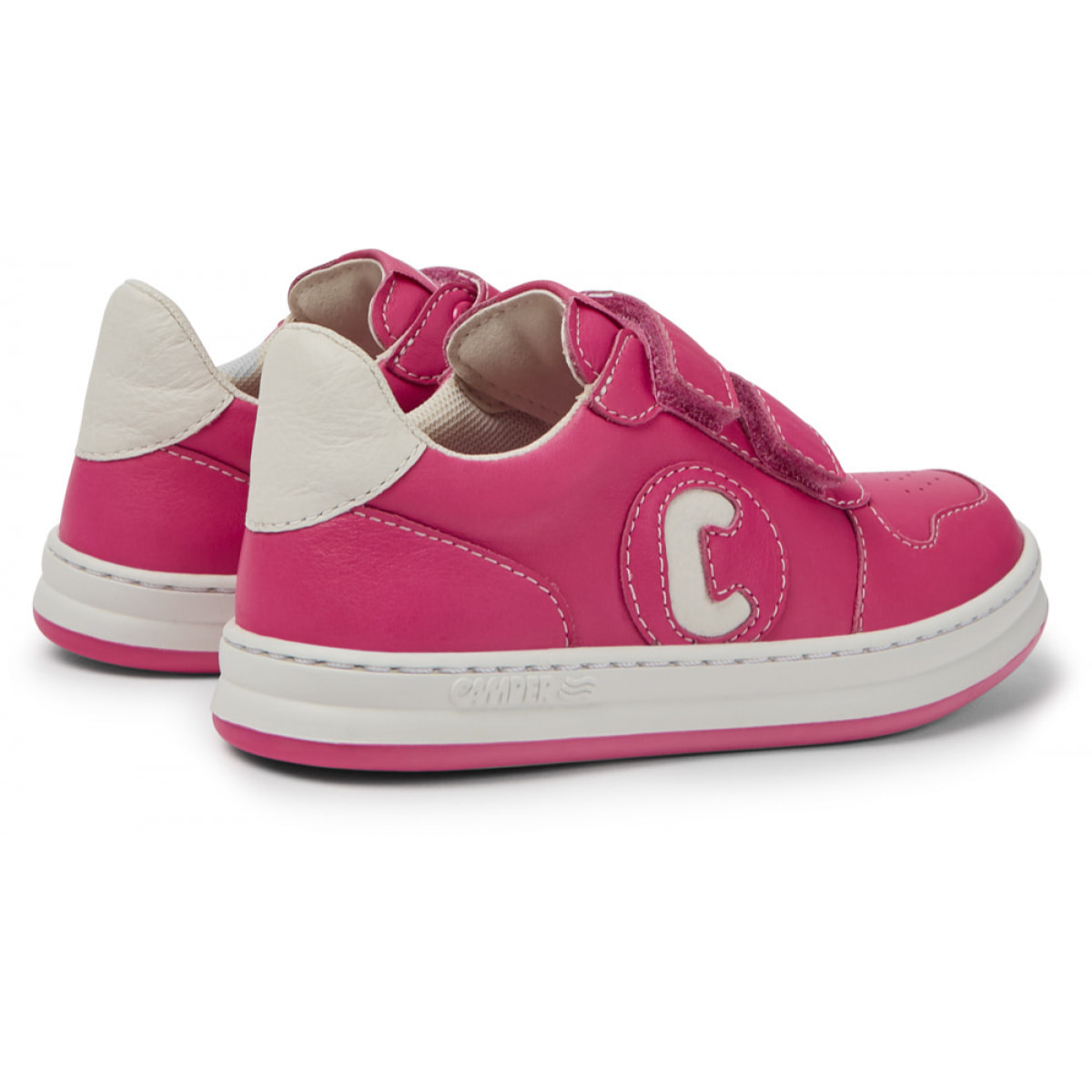 CAMPER Nappon Panther,Housto/Run.Blanco-Panther - Sneakers Zapatillas Rosa Infantil Unisex