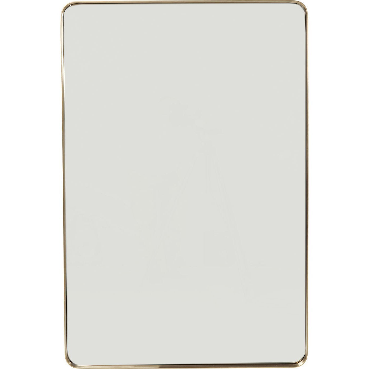 Miroir Curve laiton Kare Design