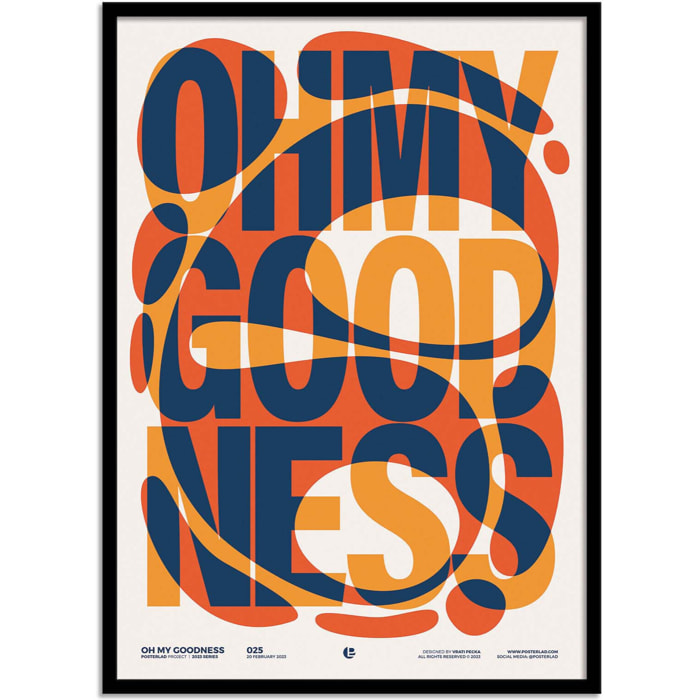 Affiche - Oh my Godness - Posterlad